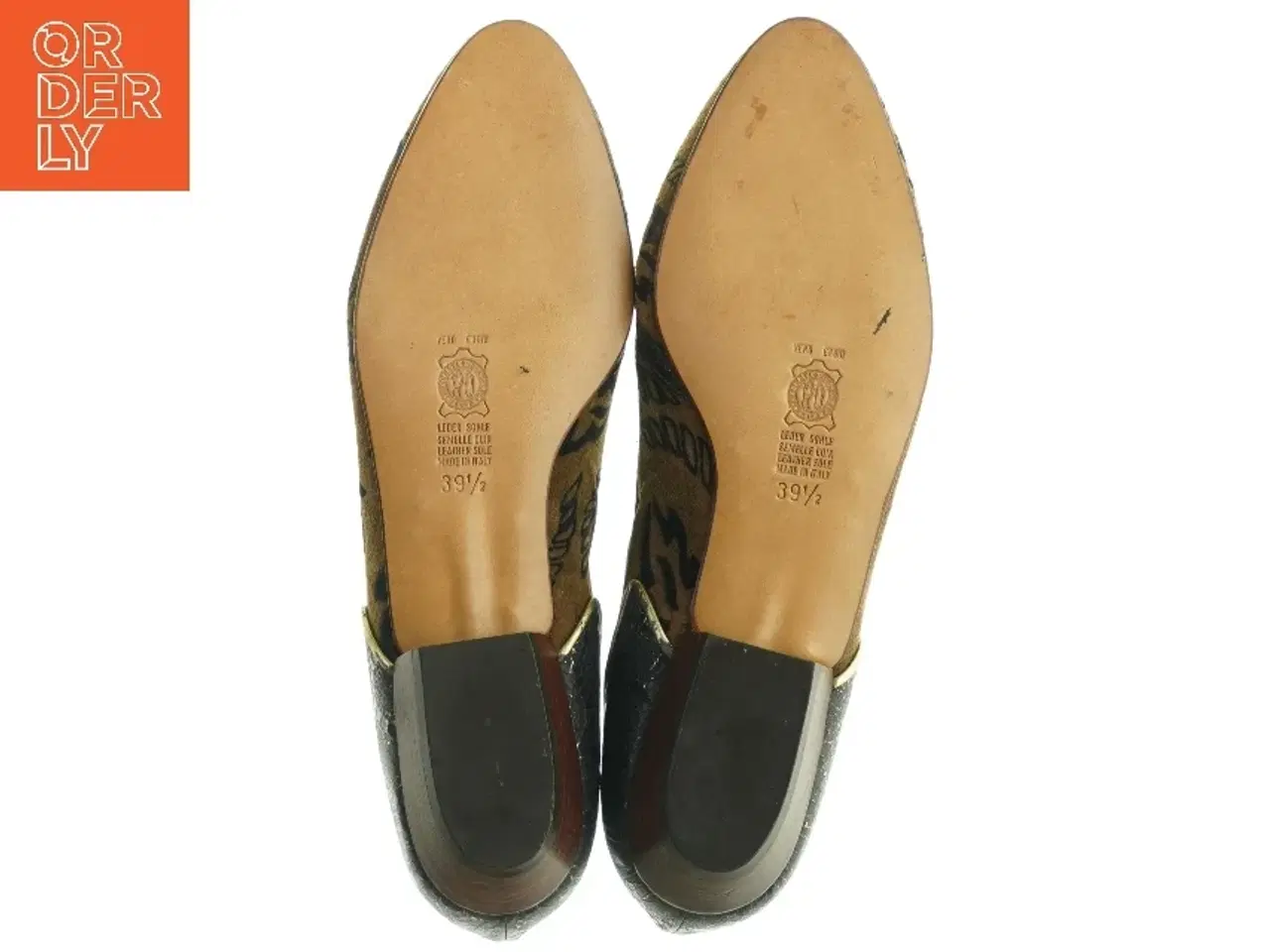 Billede 2 - Damesko i velour og lak (str. 39,5)