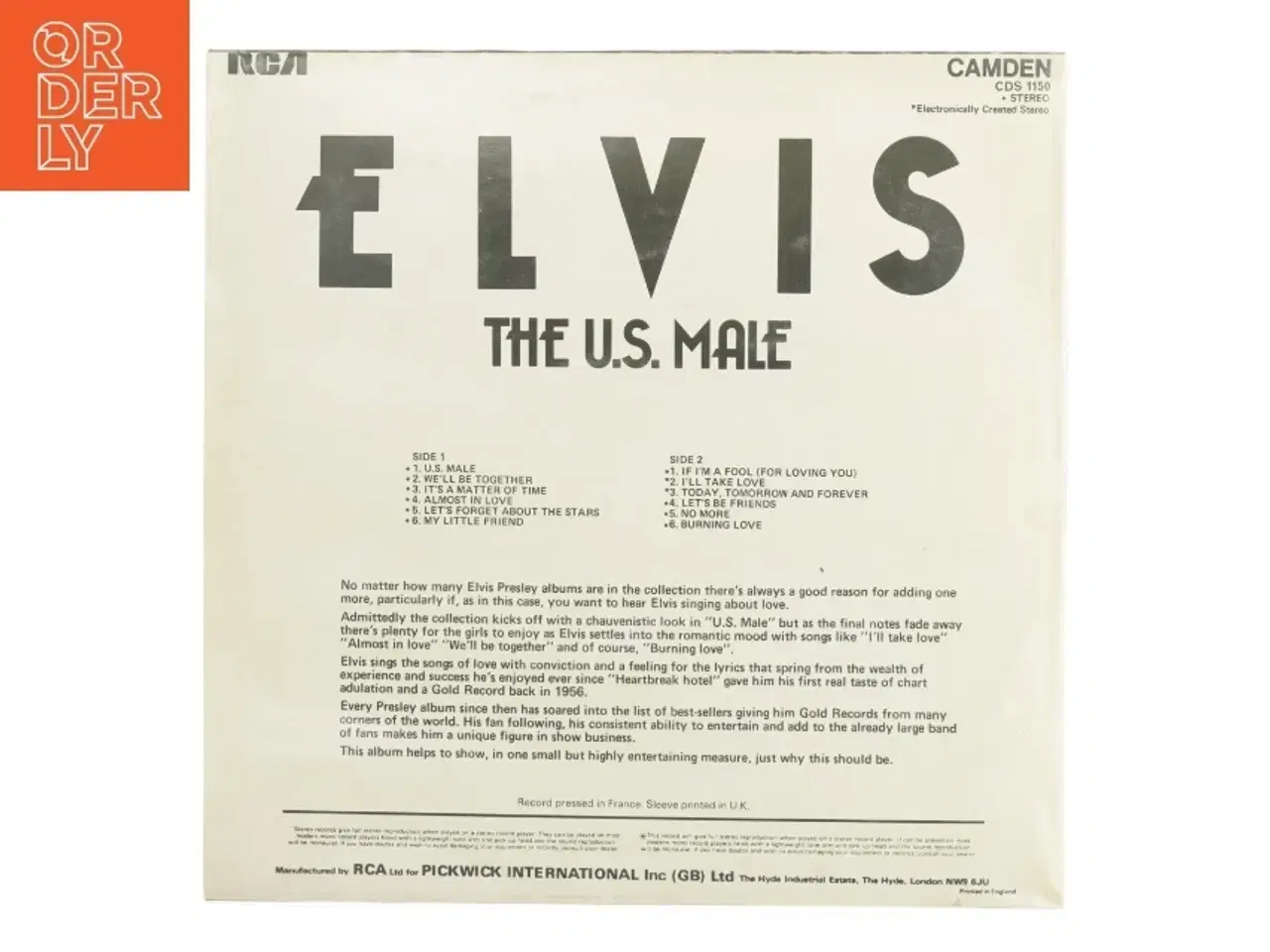 Billede 2 - Elvis Presley vinylplade