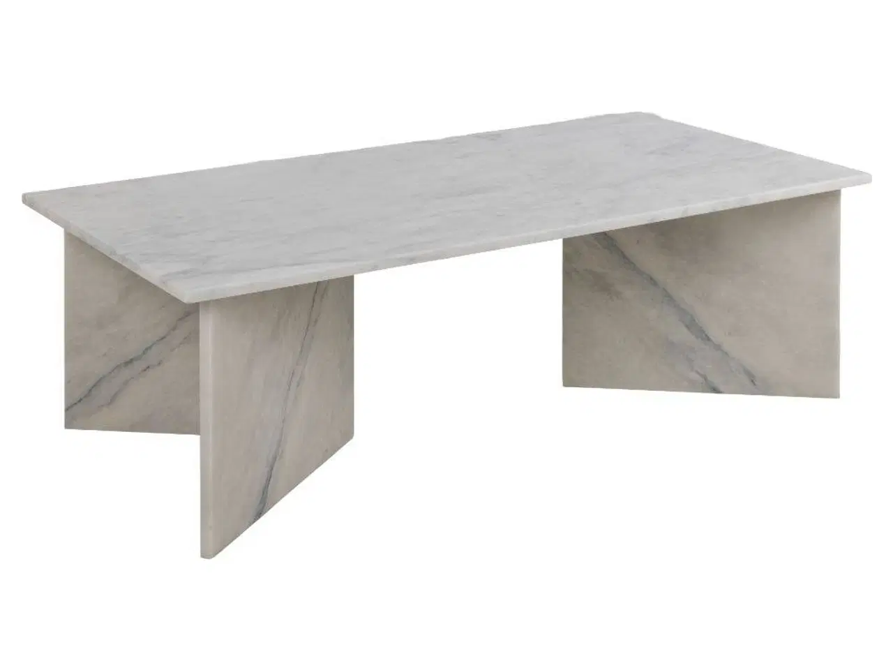 Billede 1 - Vega hvidt marmor sofabord, 140x70