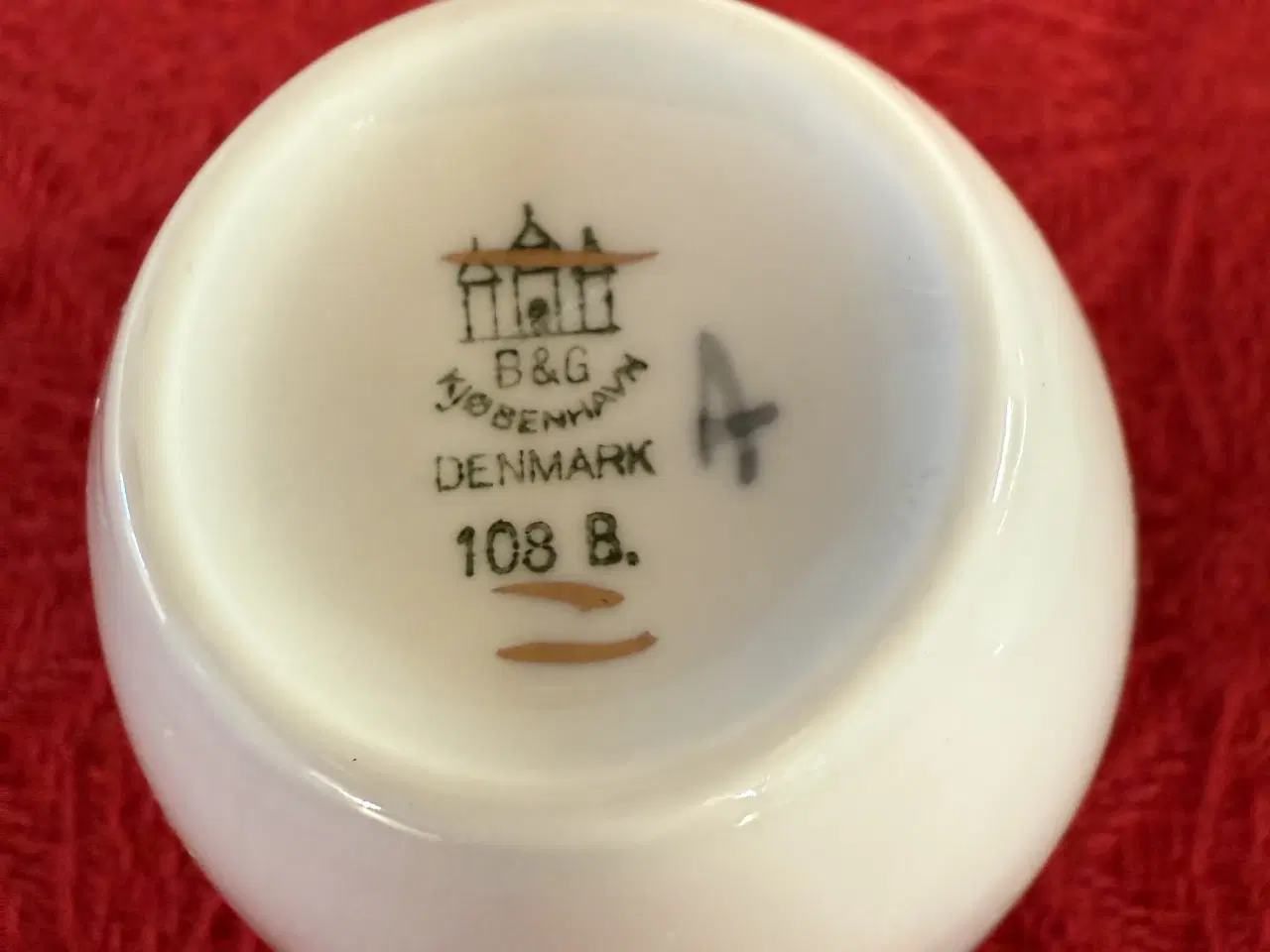 Billede 4 - Mågestel Mokka/Espresso kopper med guldkant, B&G