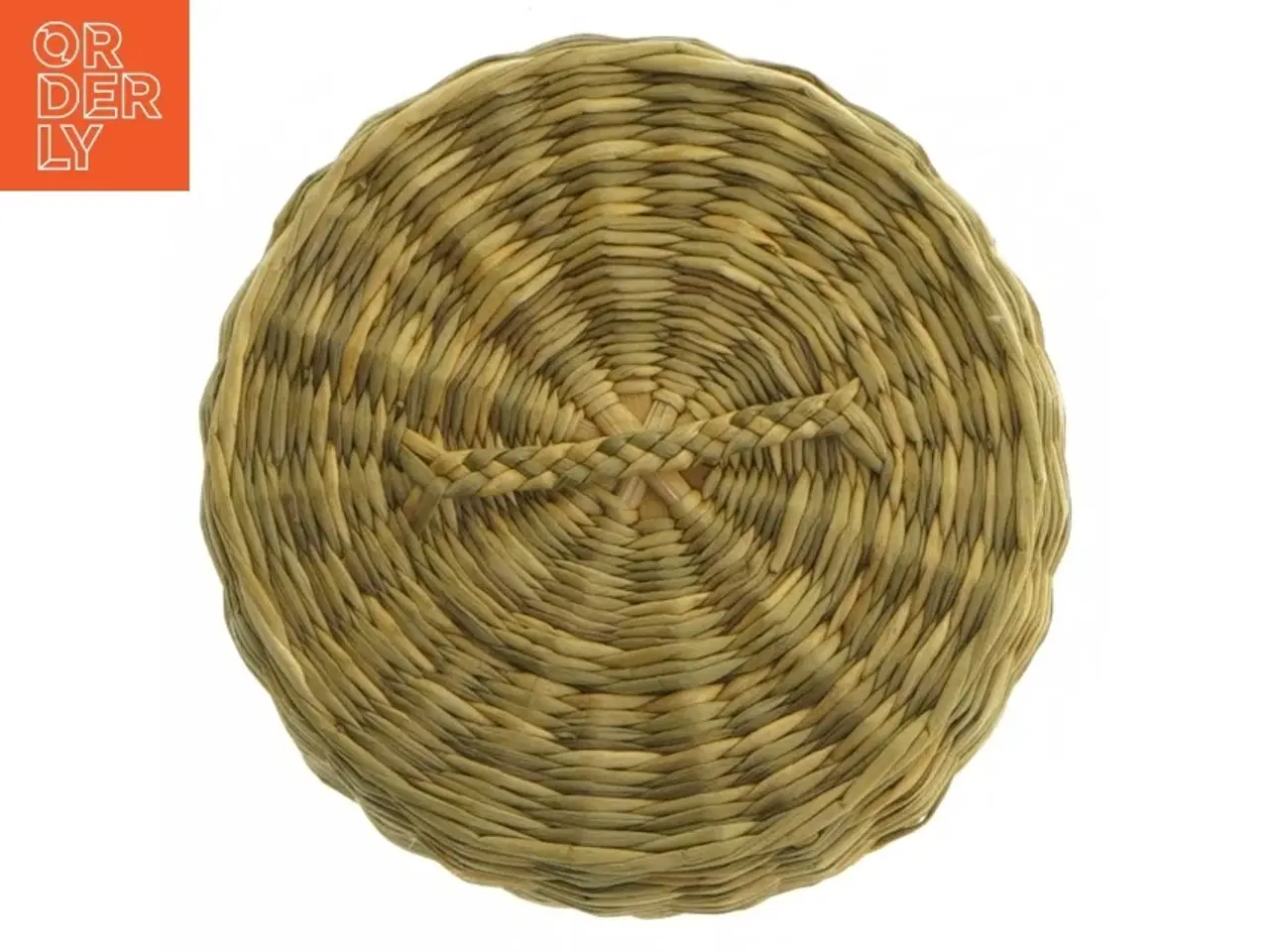 Billede 5 - Dekorativt æg med kurv (str. 8 cm)