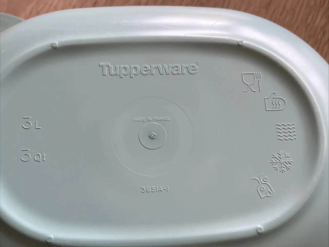 Billede 4 - Tupperware ovnfast fad med 2 låg