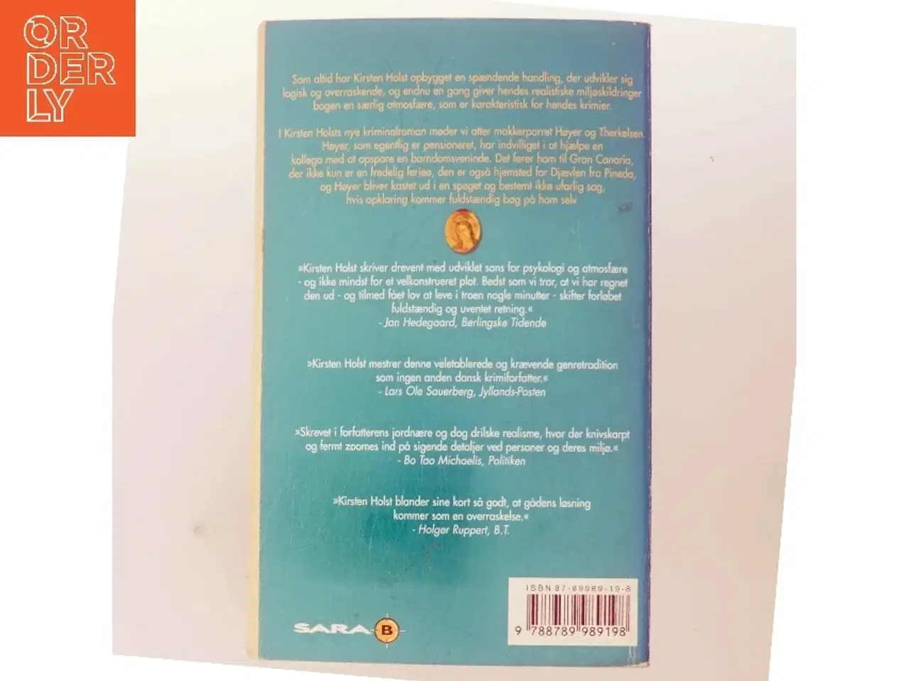 Billede 3 - I al sin glans og herlighed : kriminalroman af Kirsten Holst (f. 1936) (Bog)