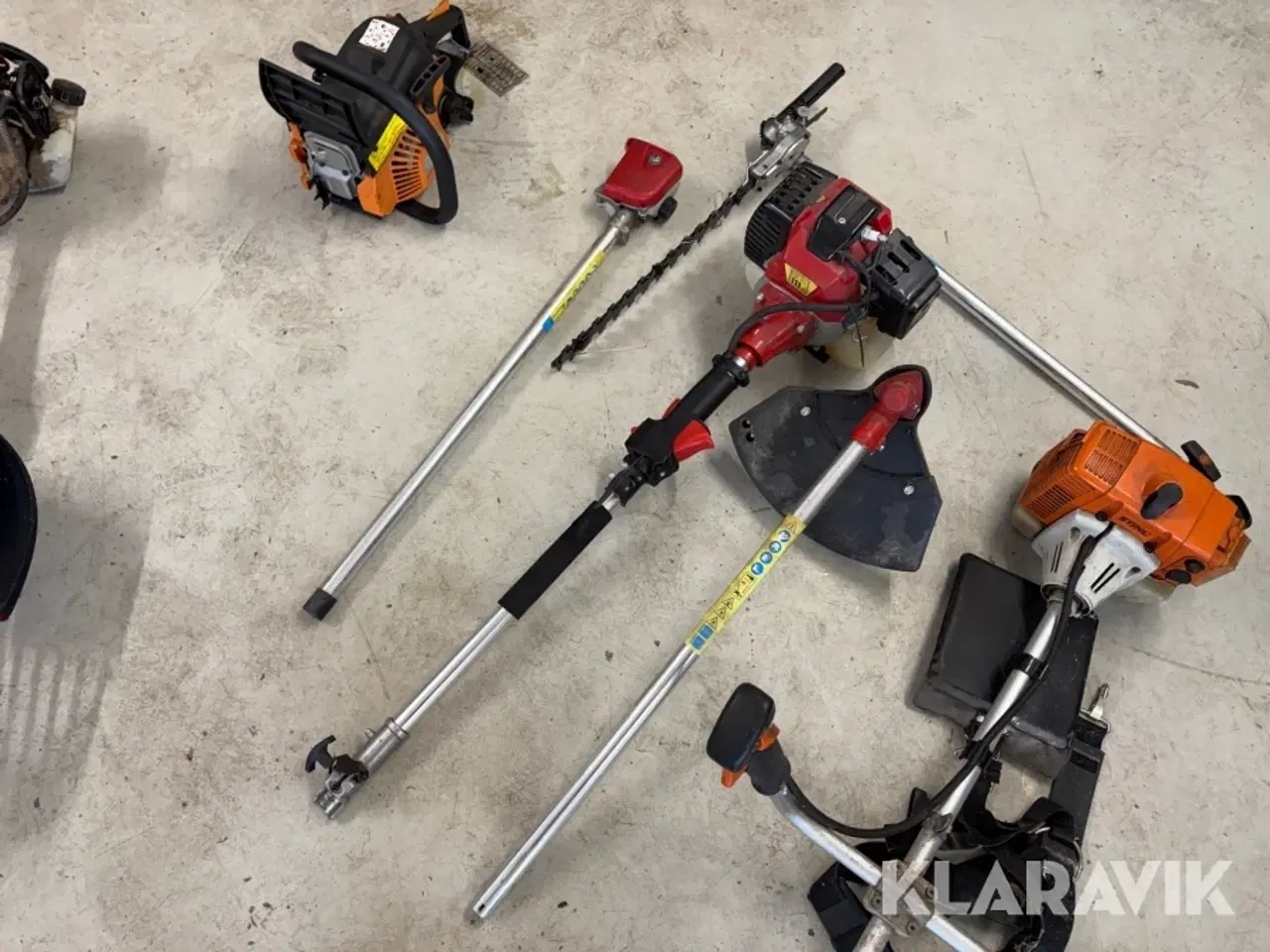 Billede 12 - Motorsav og buskryddere Stihl, scheppach, nakachi, FS200 med flere 3 styk.