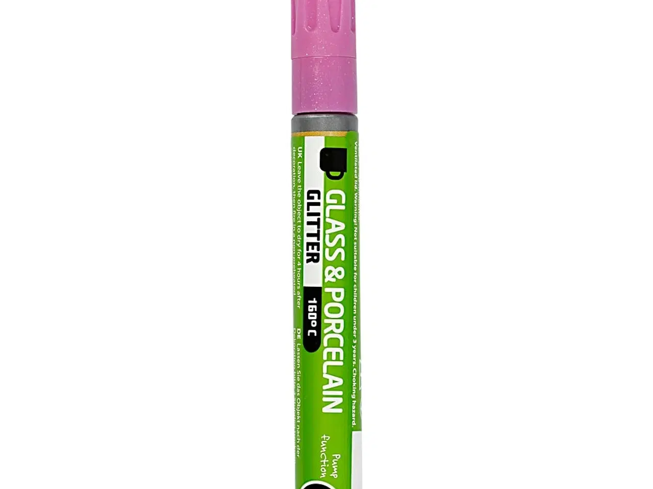 Billede 1 - Pink Glitter Glas- og Porcelænstusch 2-4 mm