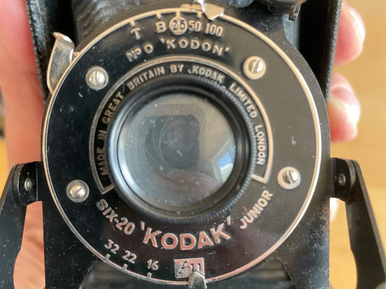 Billede 1 - Gammelt kamera/ The Six Kodak Junior, dublet
