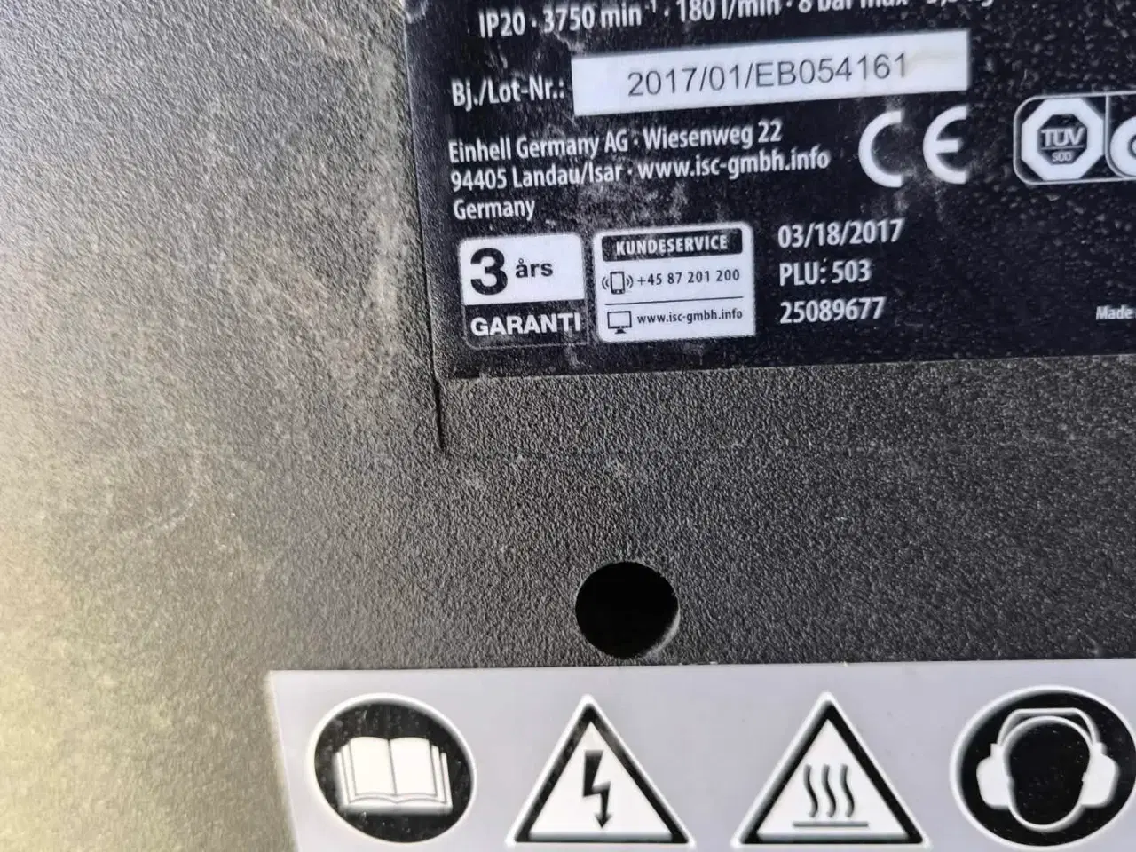 Billede 7 - Duro D-AC 190 kompressor med manometer og tilbehør