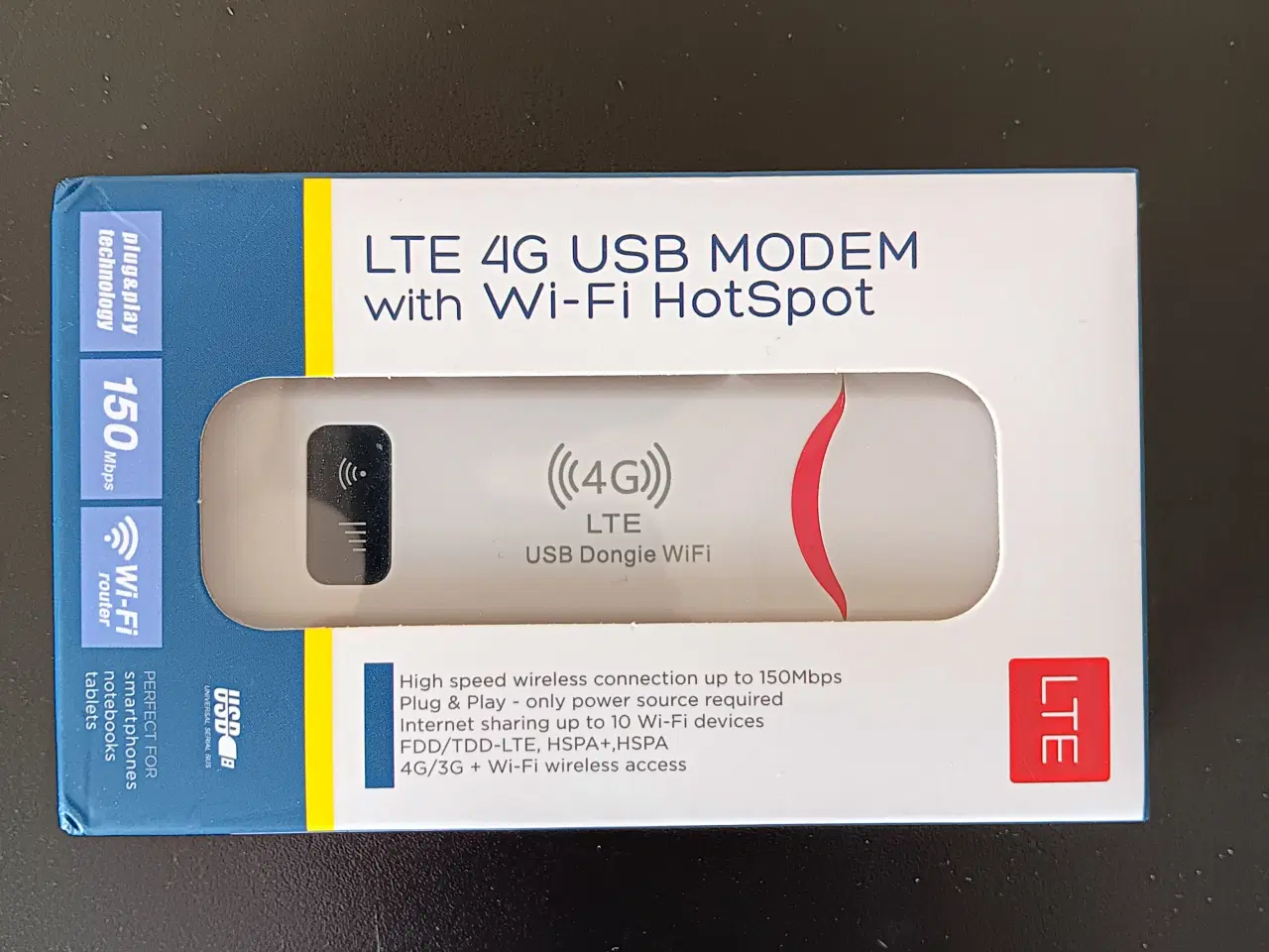 Billede 1 - LTE 4G USB MODEM Dongle with Wi-Fi Hotspot