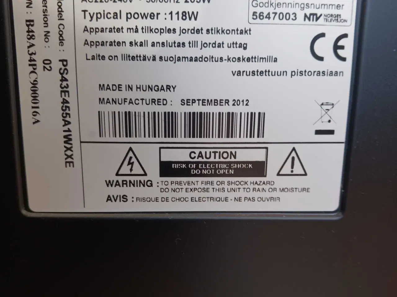 Billede 2 - Samsung tv