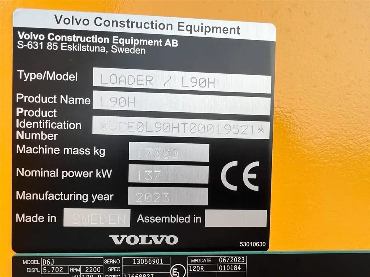 Billede 17 - Volvo L 90 H AGRICULTURE OG LANG BOM! KUN 1200 TIMER! TIL OMGÅENDE LEVERING!