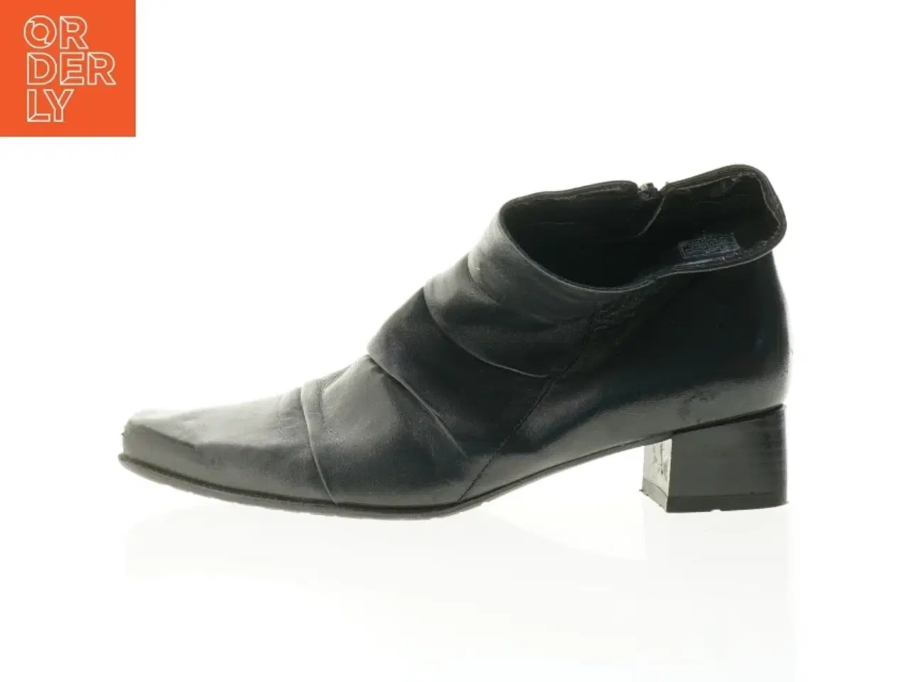 Billede 7 - Sorte ankelstøvler i læder (str. 9)