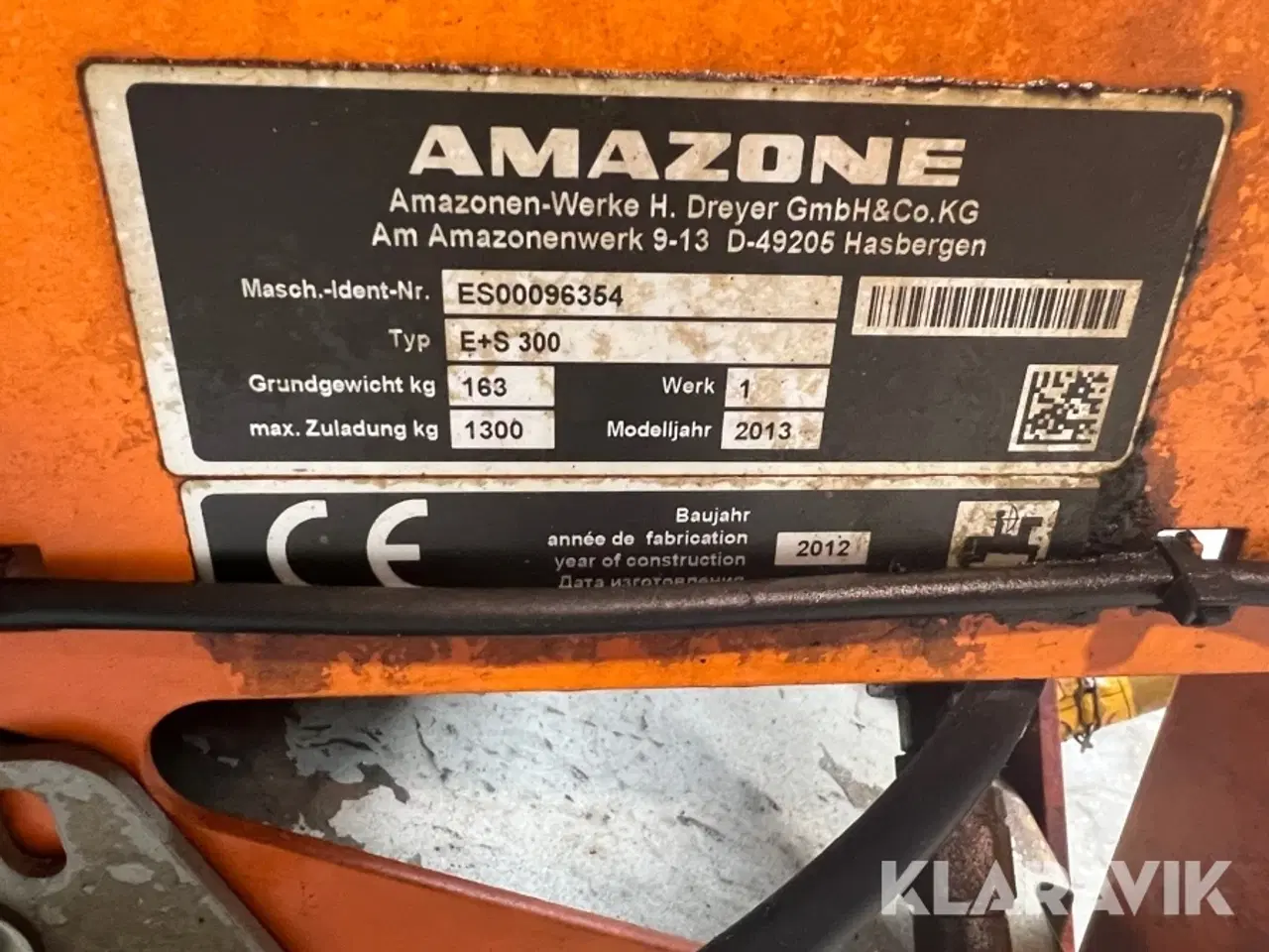 Billede 5 - Saltspreder Amazone E+S 300