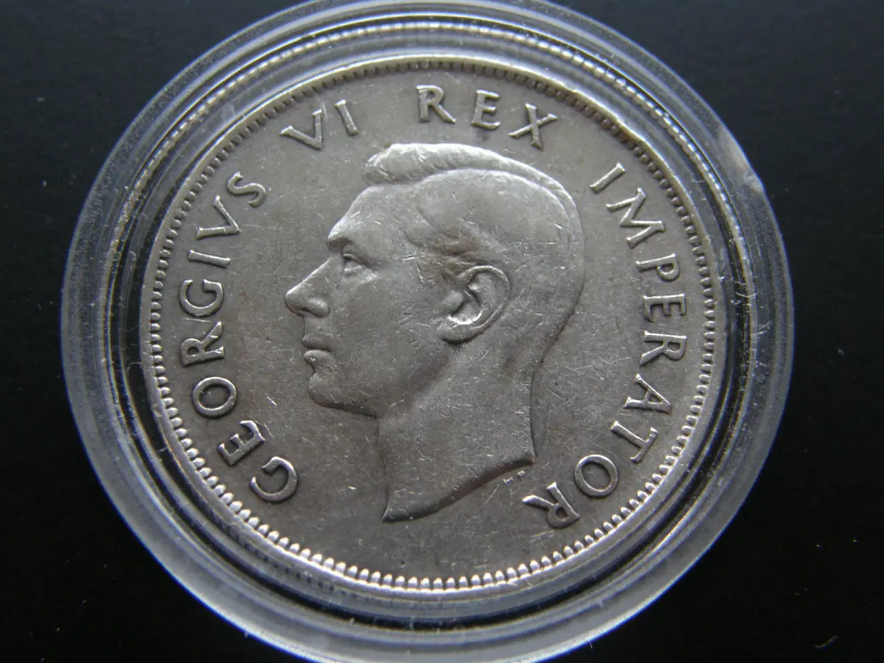 Billede 2 - Sydafrika  2  1/2  Shilling  1940  Sølv  KM#30.13