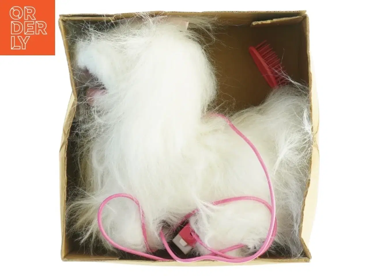 Billede 2 - Vintage kabelstyret Hundehvalp fra Top Toy (str. 23 x 23 cm)