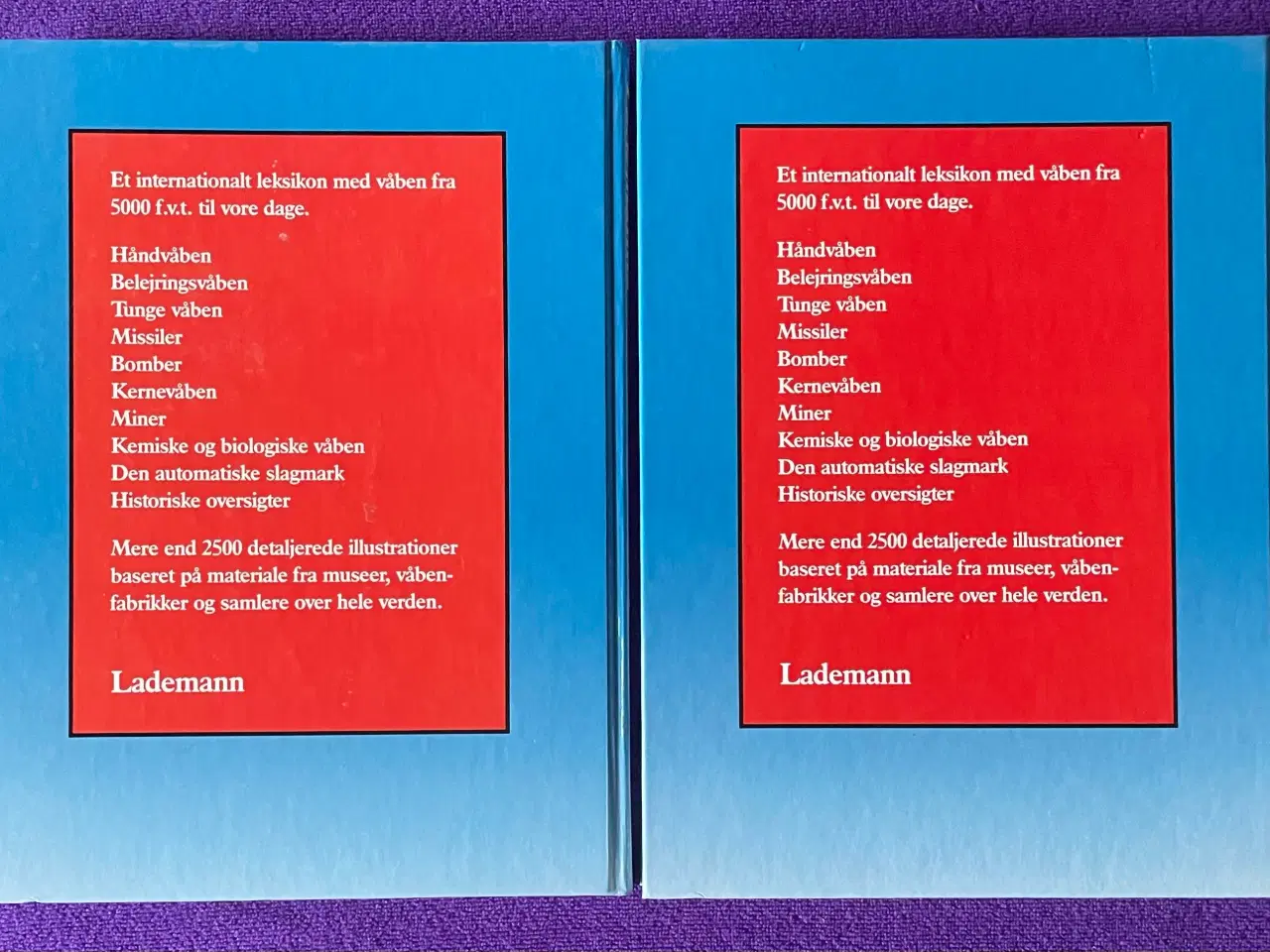 Billede 2 - Lademanns Våben leksikon 1 + 2