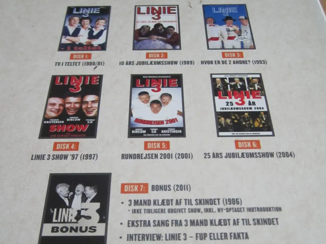 Billede 4 - LINIE 3 BOKSEN. 7 x Dvd.
