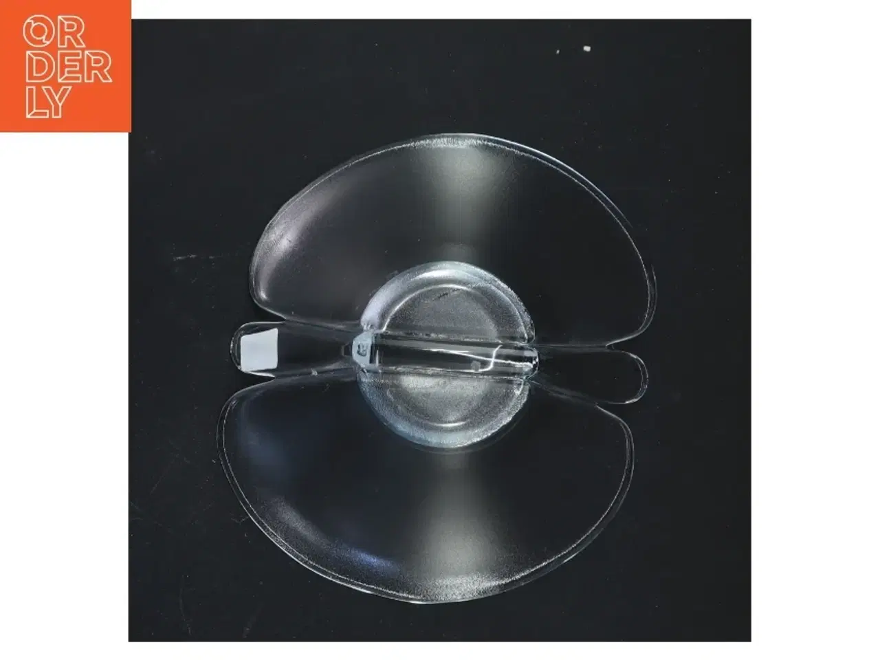 Billede 4 - Glas vase fra Holmegård (str. 8x17 cm)