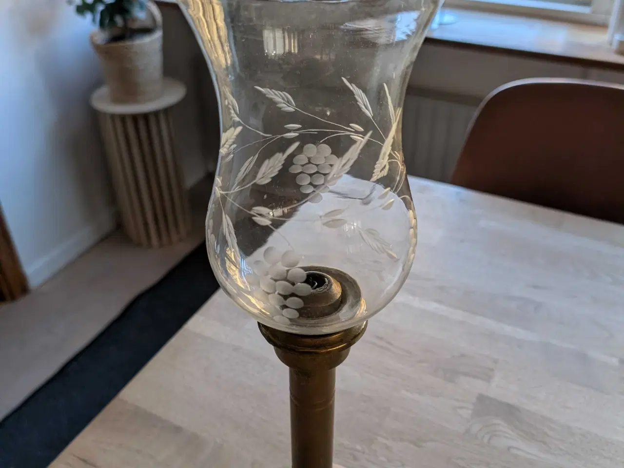 Billede 3 - Hurricane Messing lysestage