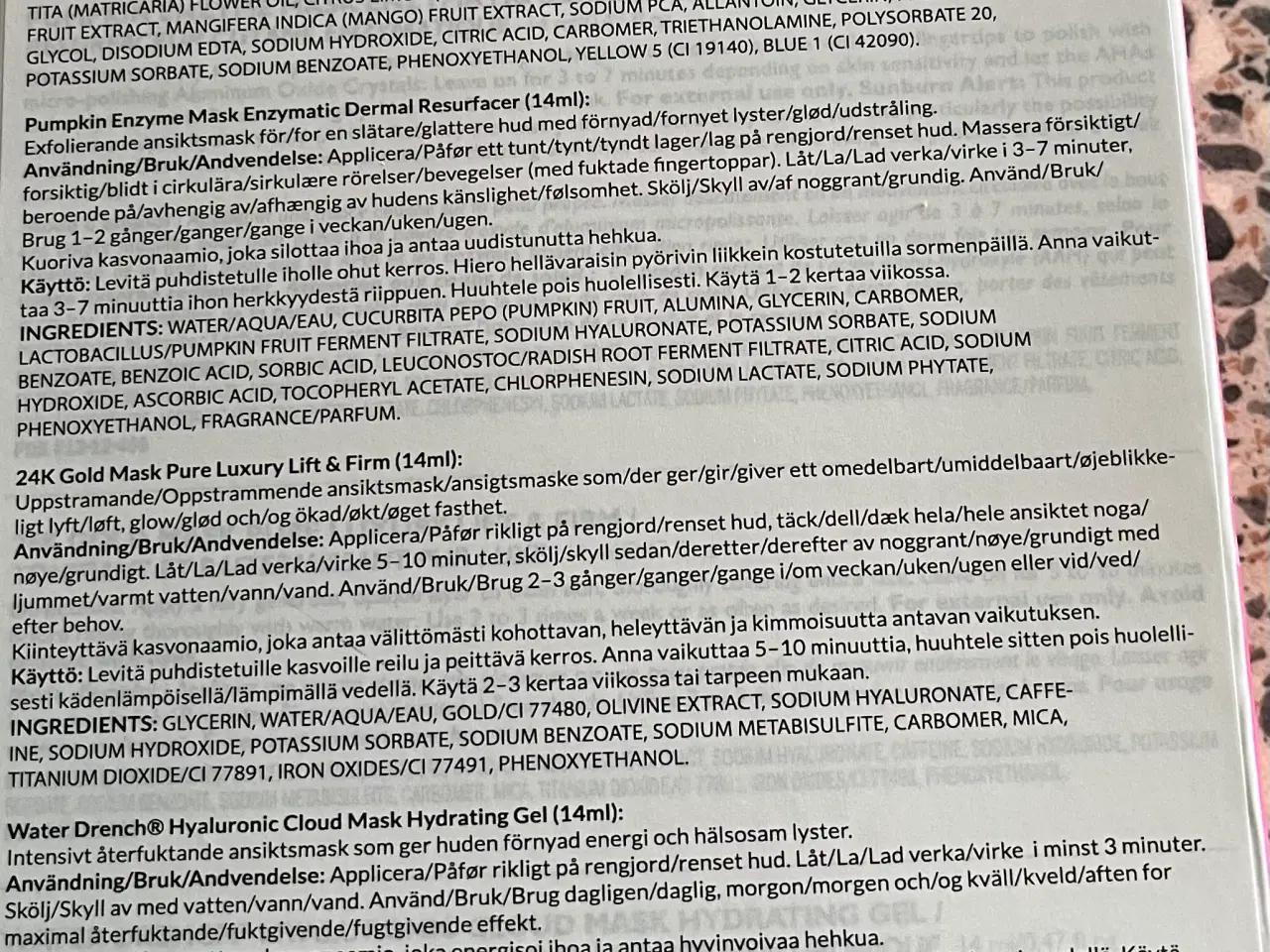 Billede 2 - Peter Thomas Roth maske sæt