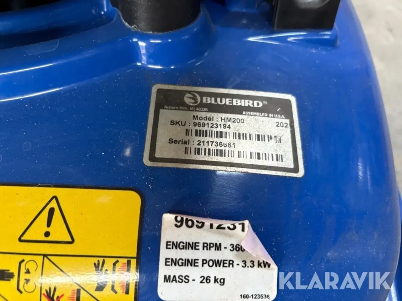 Billede 12 - Luftpudeklipper Bluebird HM 200