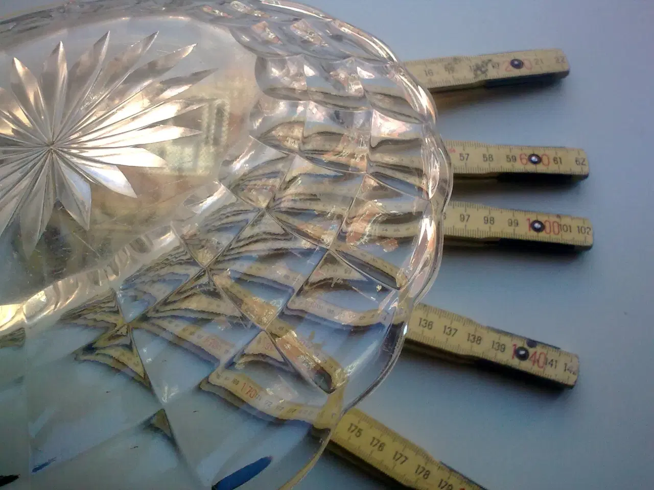 Billede 2 - Glas stjerne windows fad skål MINI