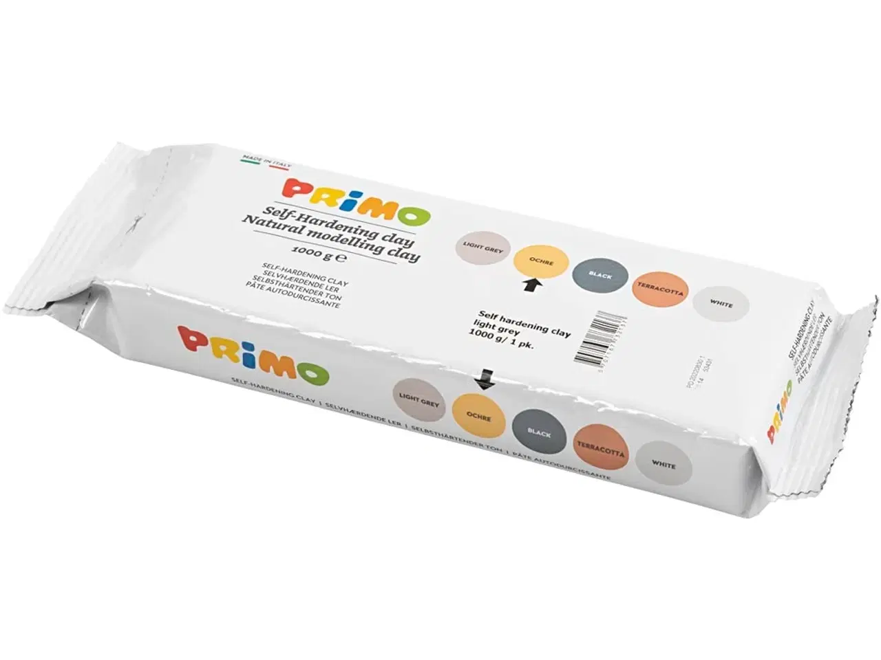 Billede 1 - Selvhærdende Ler, gul okker, 12x1000g/ 1 pk.