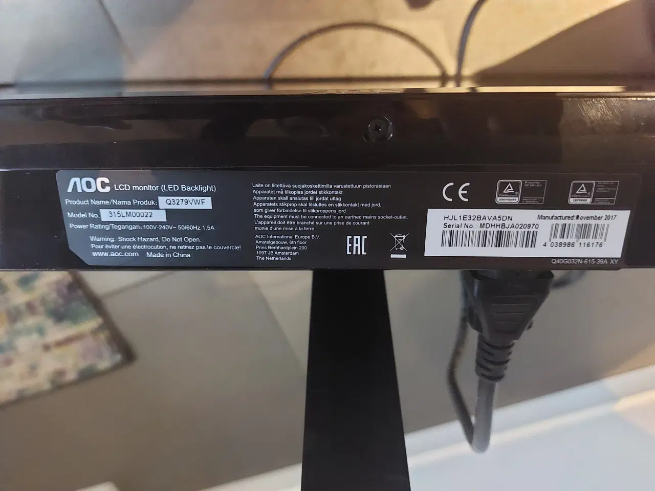 Billede 7 - AOC Gamerskærm 32 "