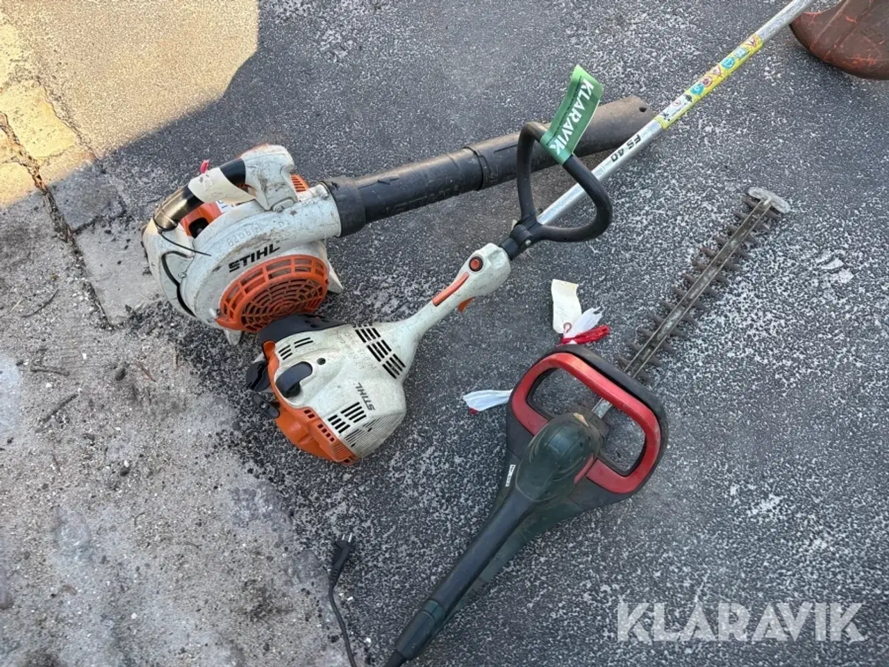 Billede 9 - Løvblæser, hækkeklipper og græstrimmer STIHL,metabo