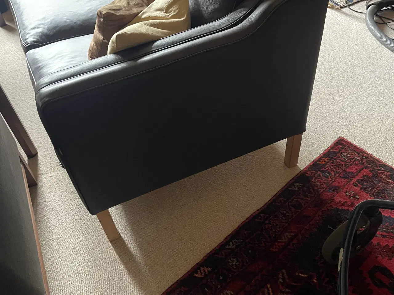 Billede 1 - Lædersofa