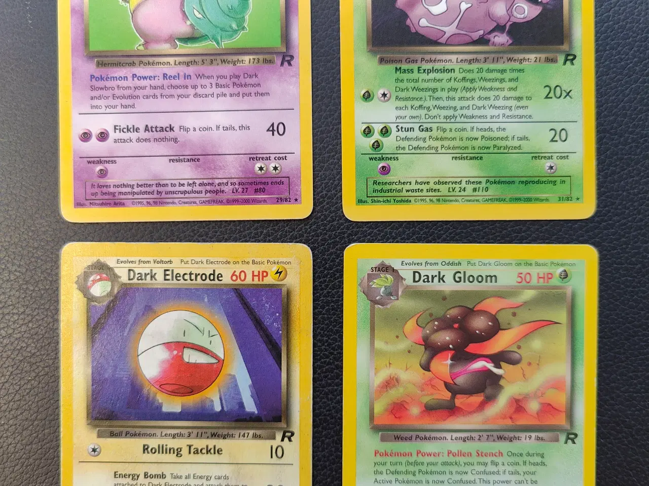 Billede 2 - Team Rocket Pokemon Kort Rare og Uncommons