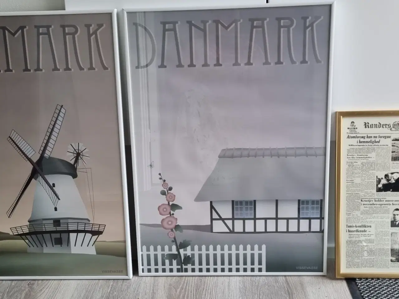 Billede 1 - Billeder fra vissevase og en plakat