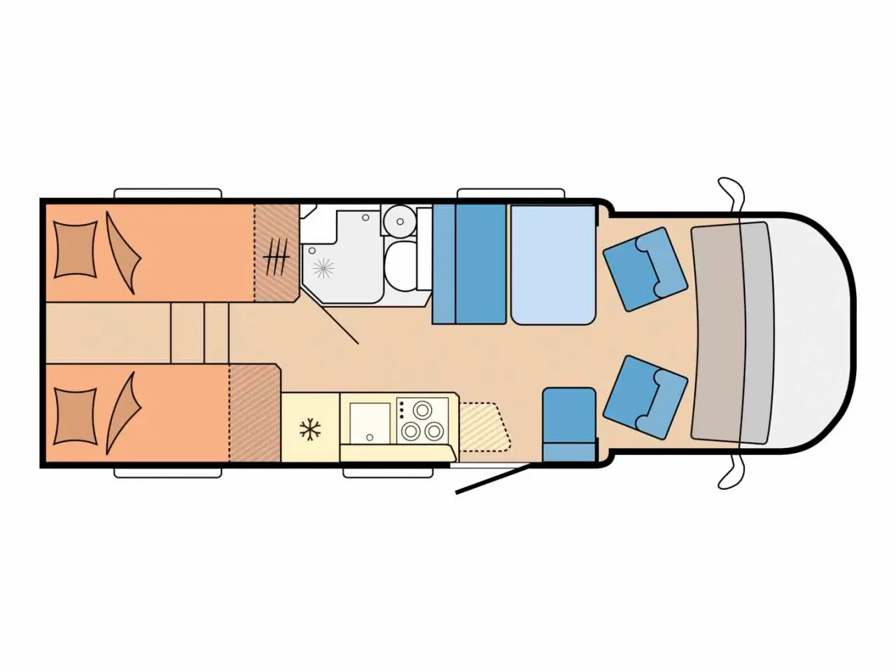 Billede 16 - 2024 - Hobby Optima De Luxe T65 GE Automatik
