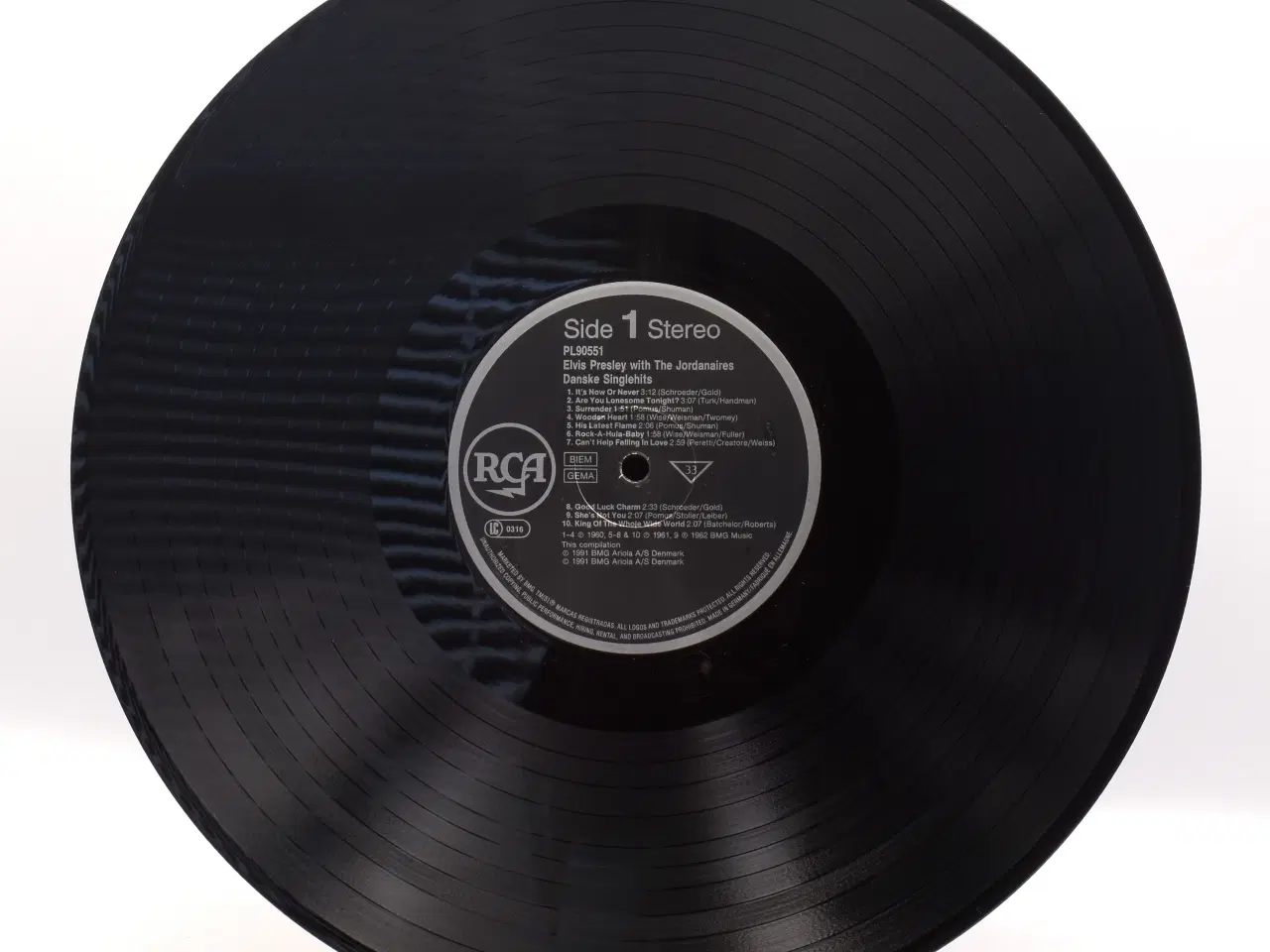 Billede 5 - Elvis Presley - Danske Singlehits - DK 1991 EX/EX