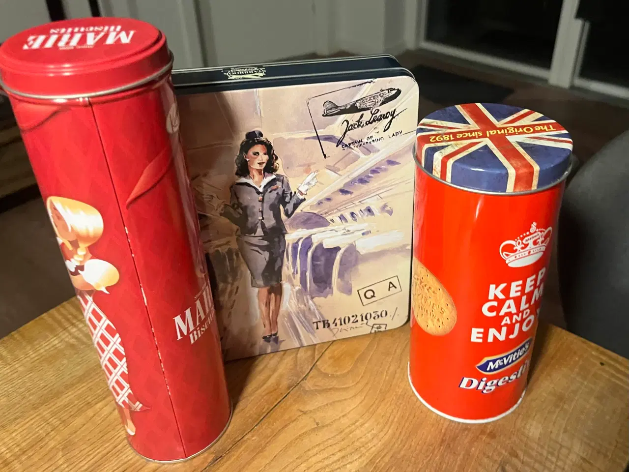 Billede 1 - Digestive - Marie kiks og starbrook airlines dåser