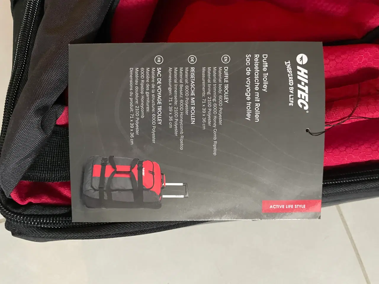 Billede 7 - Fugle Trolley/ rejsekuffert-taske med hjul