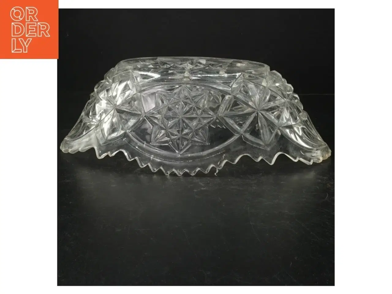 Billede 3 - Krystalkrystalskål (str. 32 cm. x 18 cm)