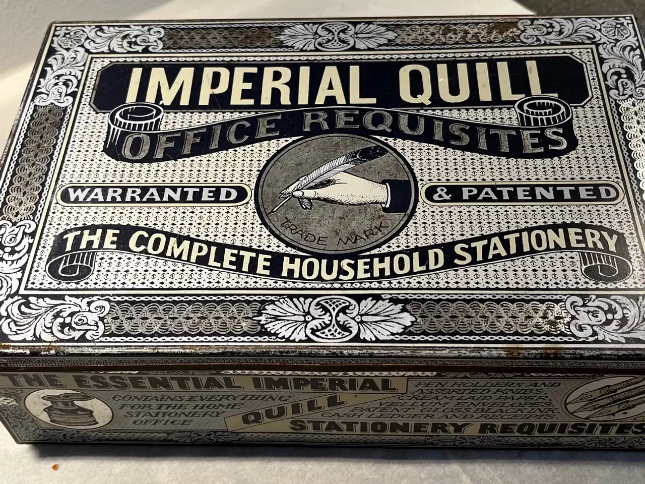 Billede 2 - Antik Imperial Quill Office Box - SJÆLDEN samleobj