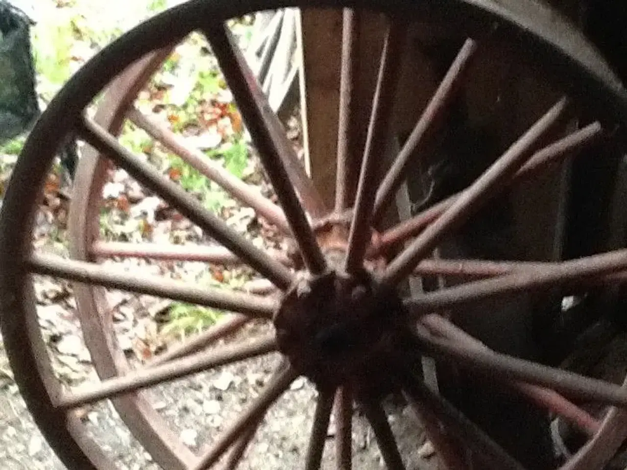 Billede 4 - ældre træhjul