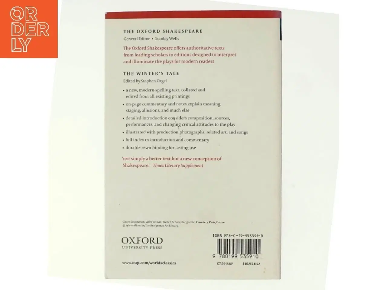 Billede 3 - The Oxford Shakespeare: The Winter's Tale af William Shakespeare (Bog)