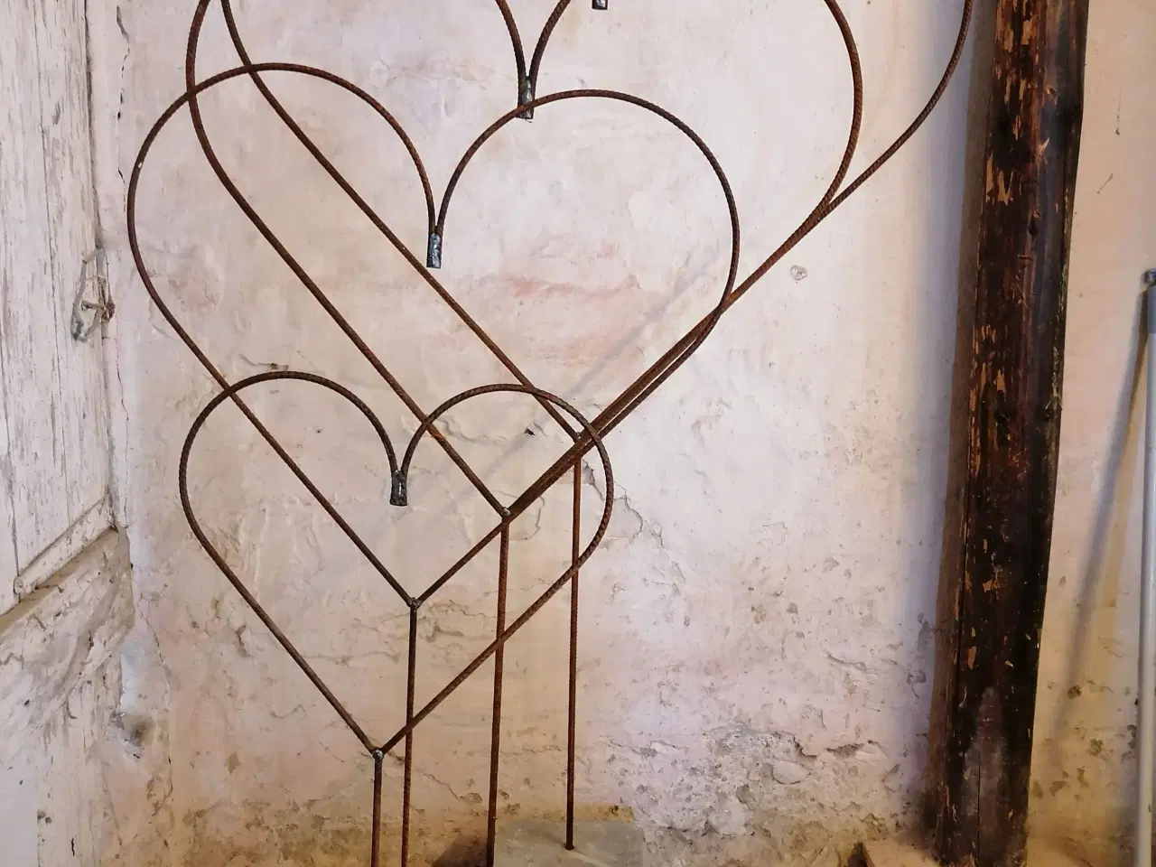 Billede 4 - Håndlavede hjerter i jern