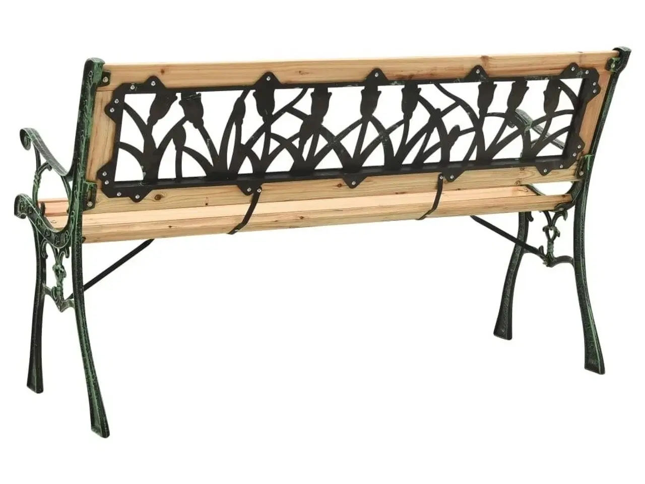 Billede 4 - Havebænk 122 cm støbejern og massivt grantræ
