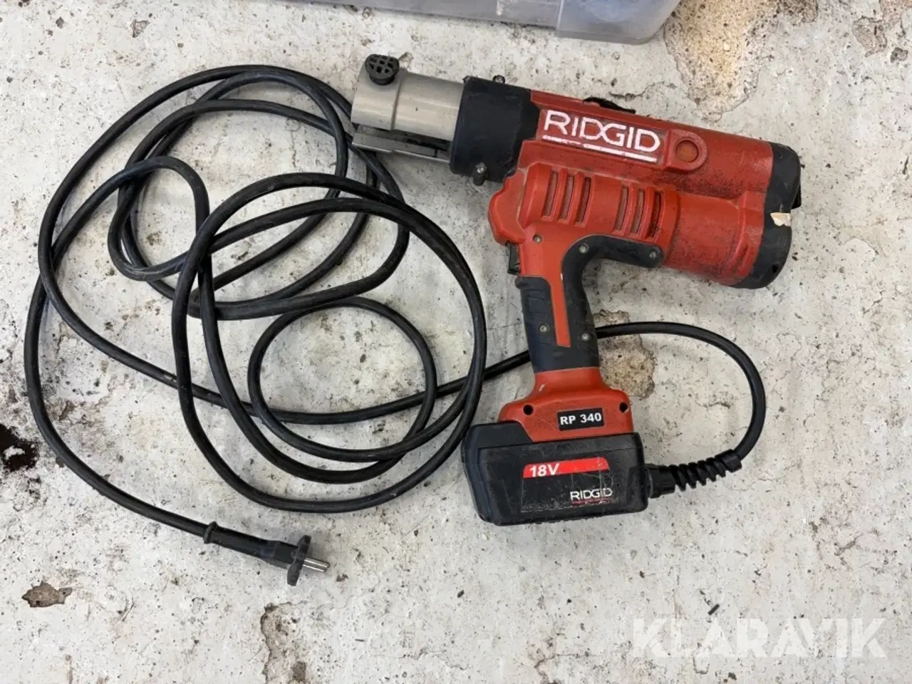 Billede 2 - Pressemaskine Ridgid RP 340 med 12 presbakker