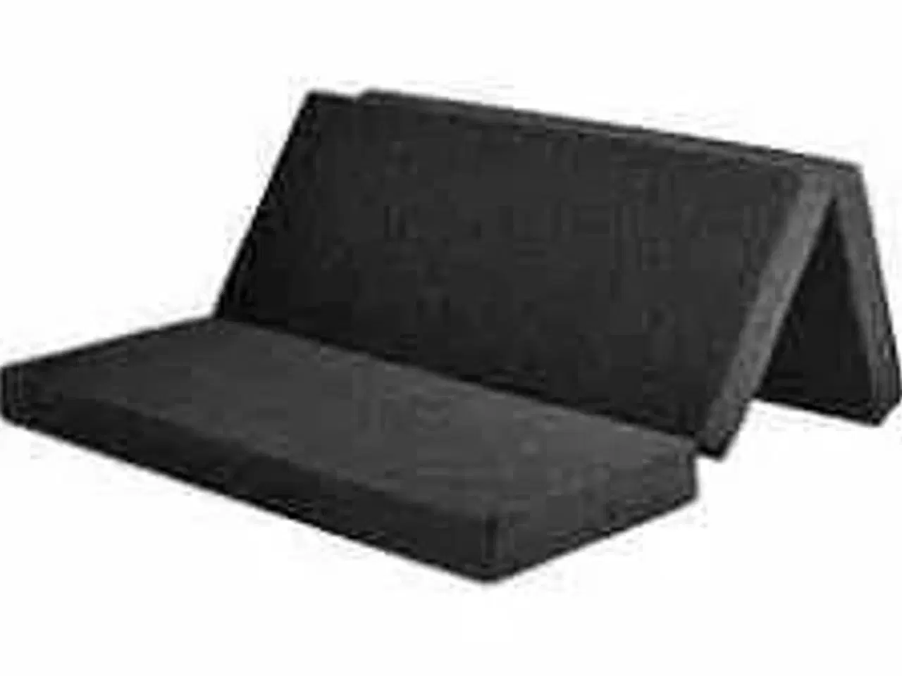 Billede 1 - Sleepy 3-delt foldemadras 150x180x12 cm Antracit