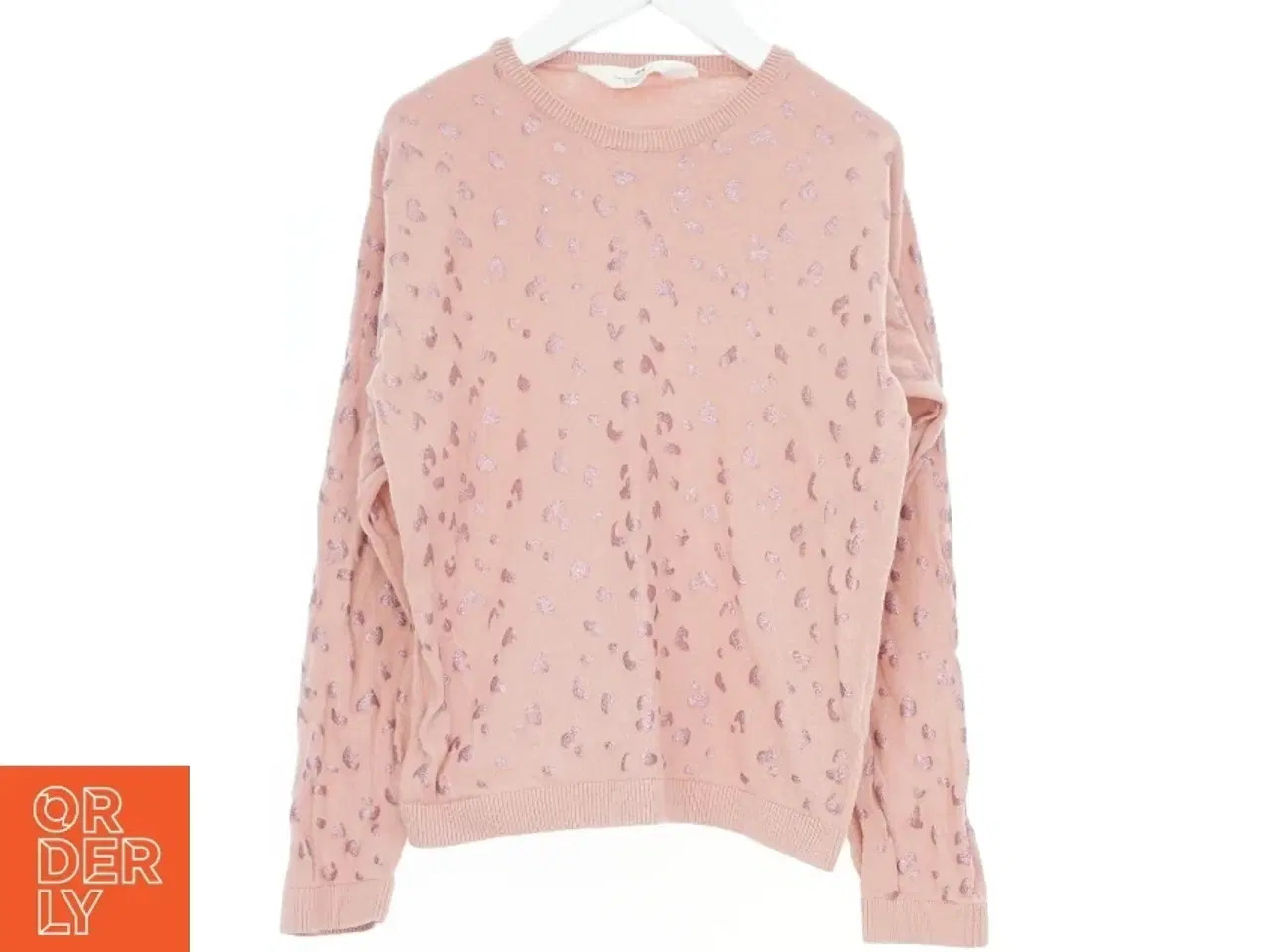 Billede 1 - Lyserød sweater med mønster fra H&M (str. 140)