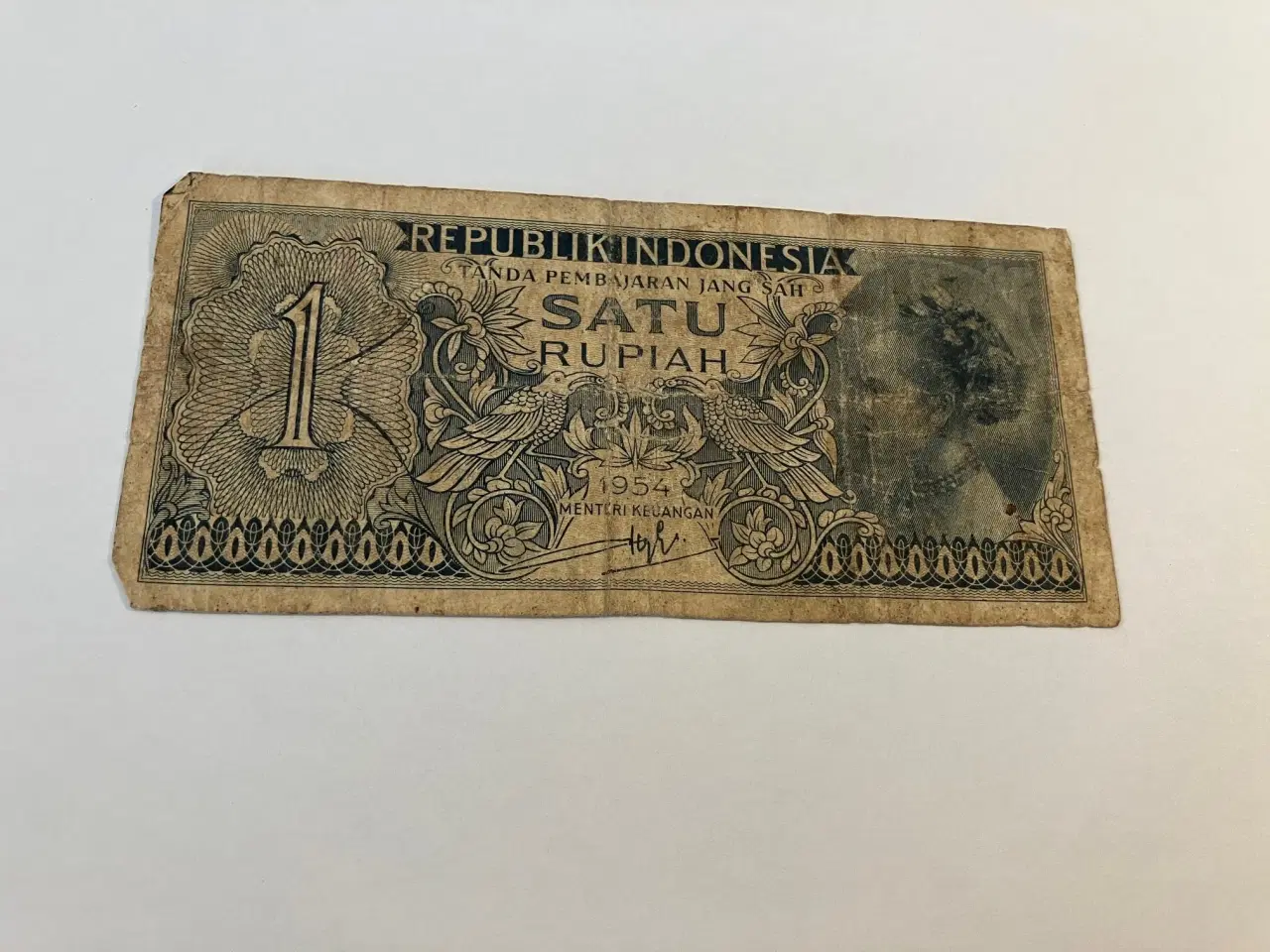 Billede 1 - 1 Rupiah Indonesia 1954