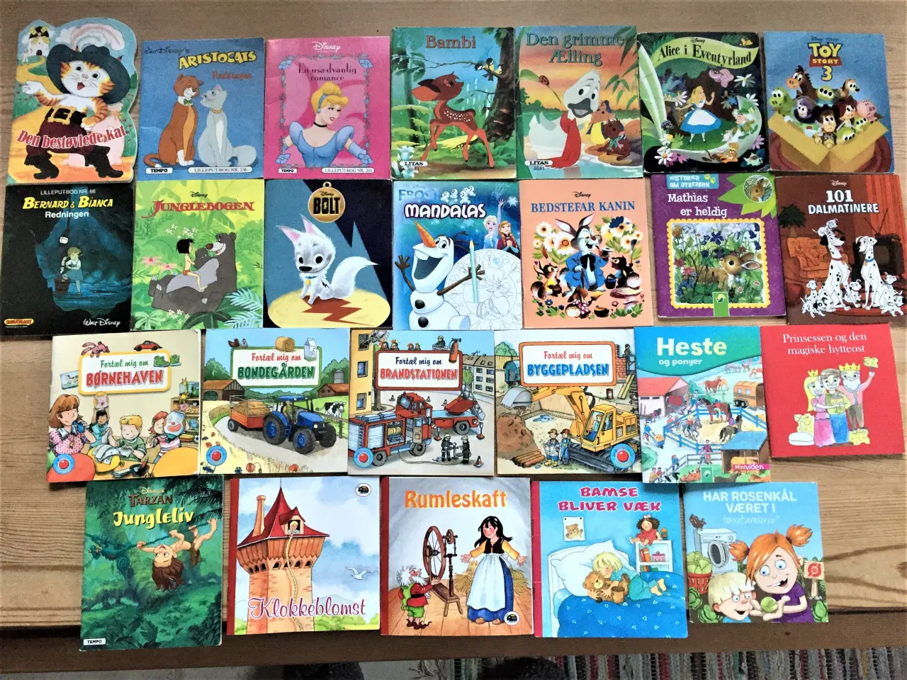 Billede 1 - 25 små børnebøger, Lilleput, Disney m.fl.