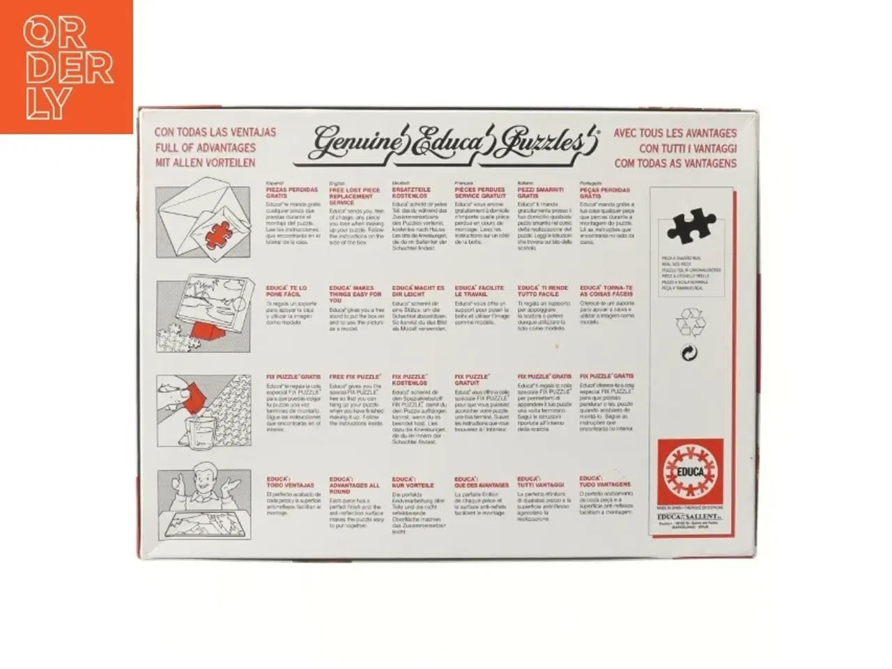 Billede 2 - 1000 brikker puslespil fra Educa fra Educa (str. 1000 brikker 68x48 cm)