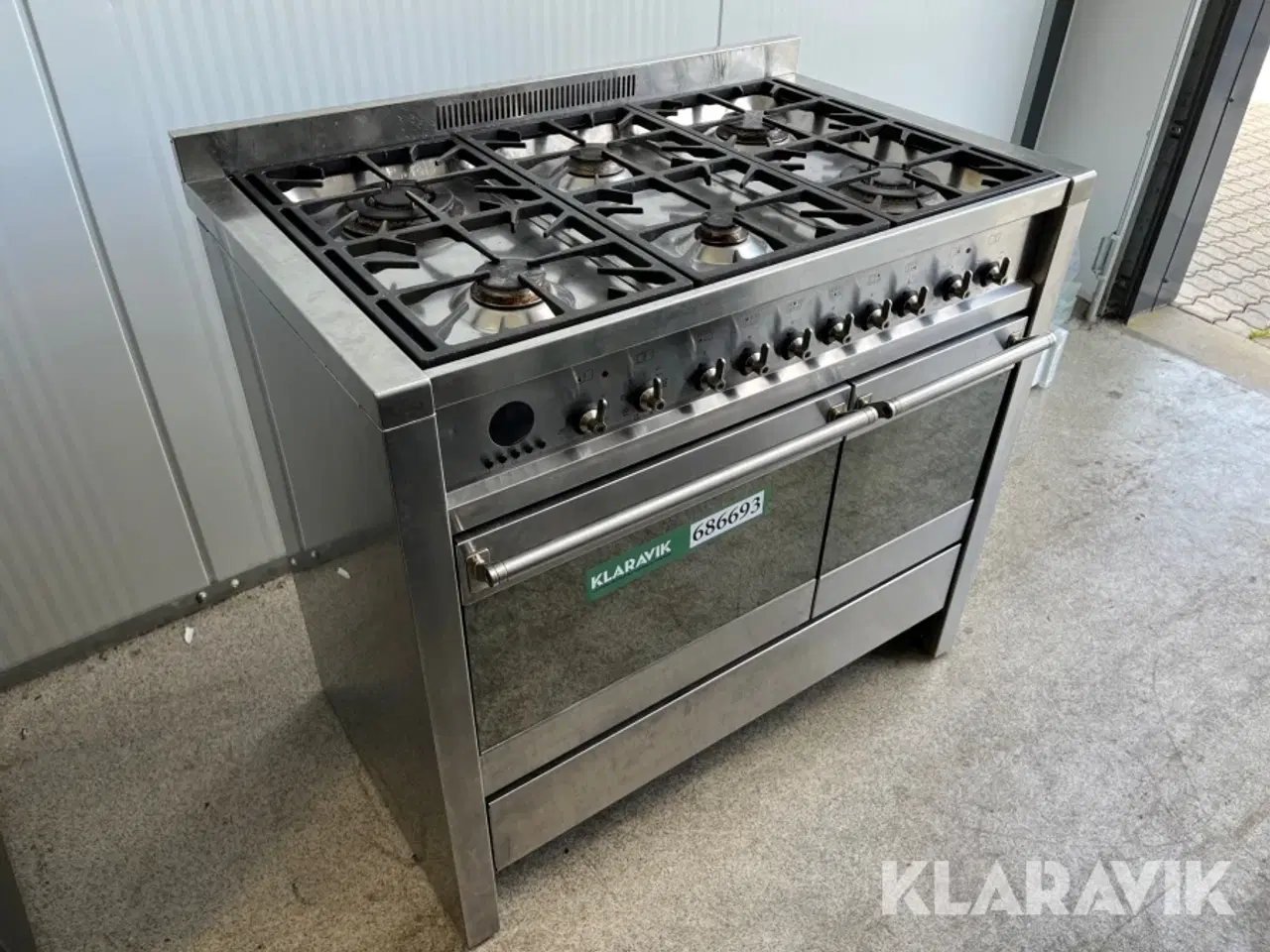 Billede 2 - Industri gaskomfur Smeg A2-6
