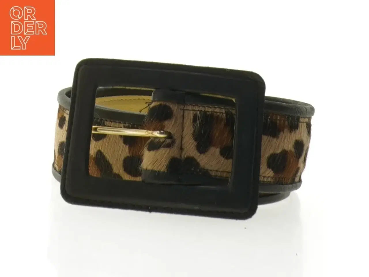 Billede 1 - Damebælte med leopardmønster fra Fonnesberg (str. 107 x 4,5 cm)
