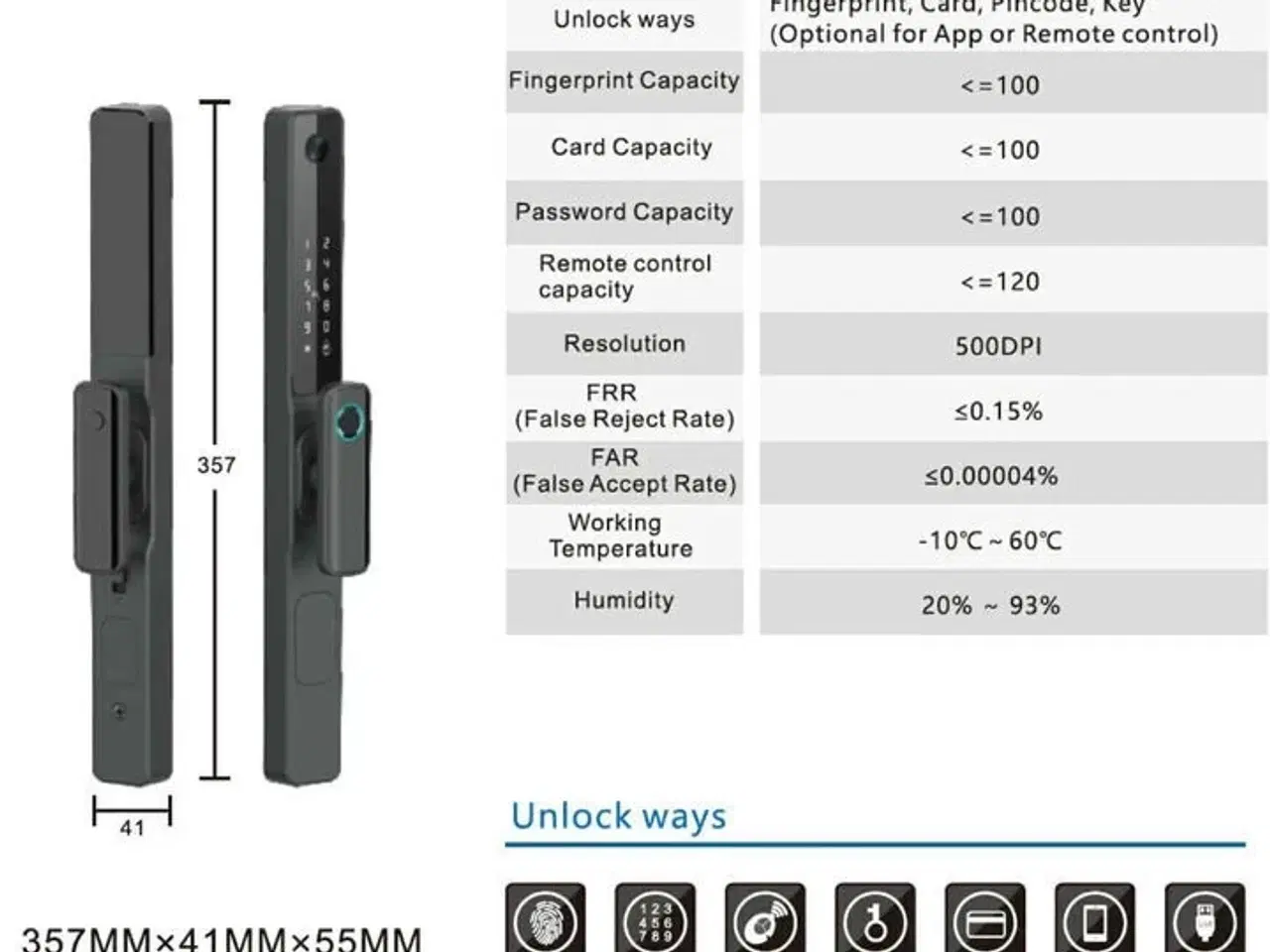 Billede 4 - 2 stk. Smart Lock Titan Premium ZC11